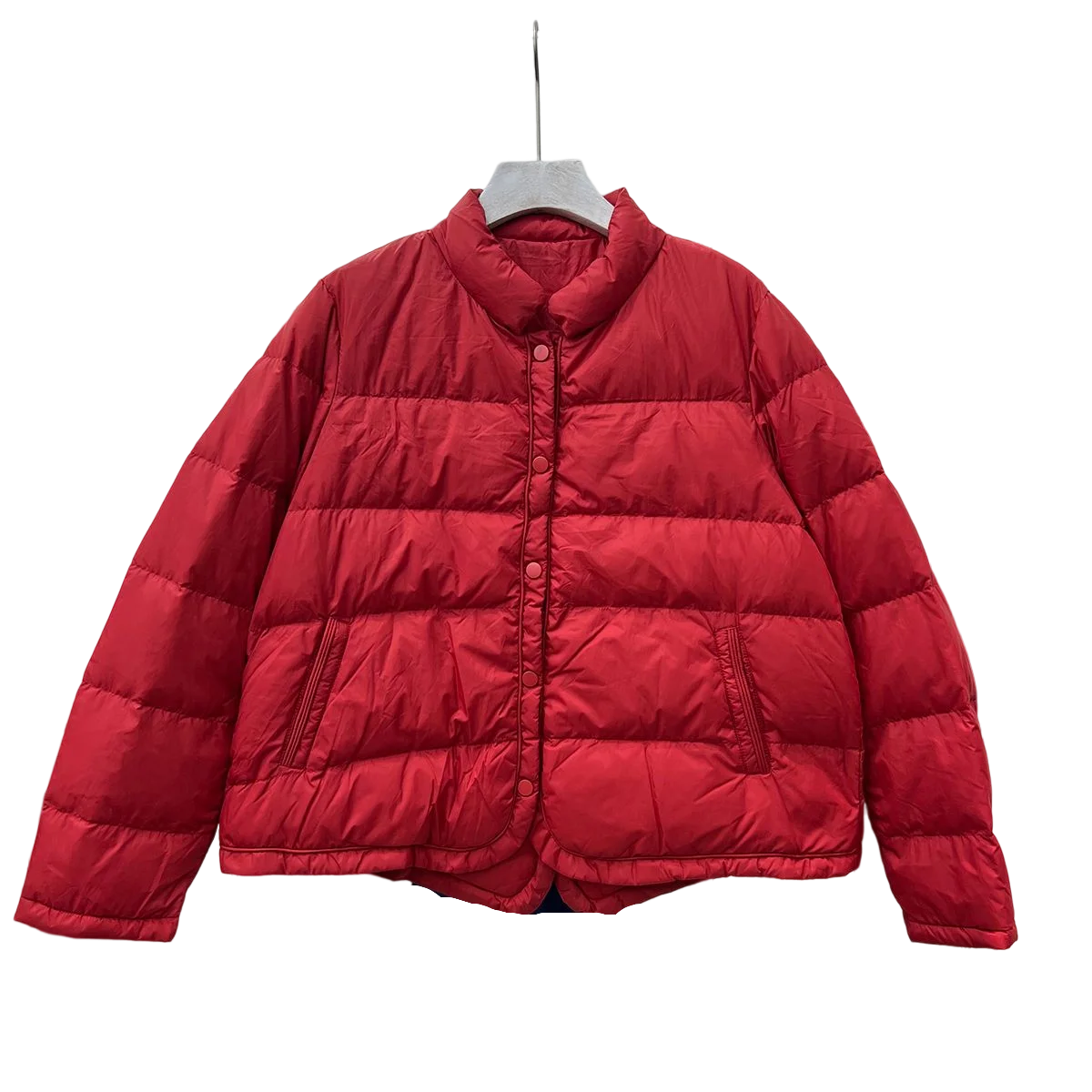 

Down Jacket Women New Korean Warm Stand Up Collar White Duck Down Coat Warm Doudoune Courte Casaco De Frio Feminino Inverno H886