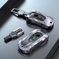 zinc alloy car key bag case cover key holder for mercedes benz e c g m r s class w204 w212 w176 glc cla gla amg car accessories