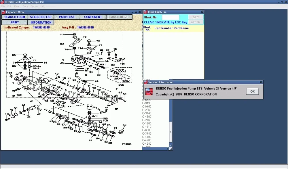 Для топливного насоса Denso ETSI 2022г.