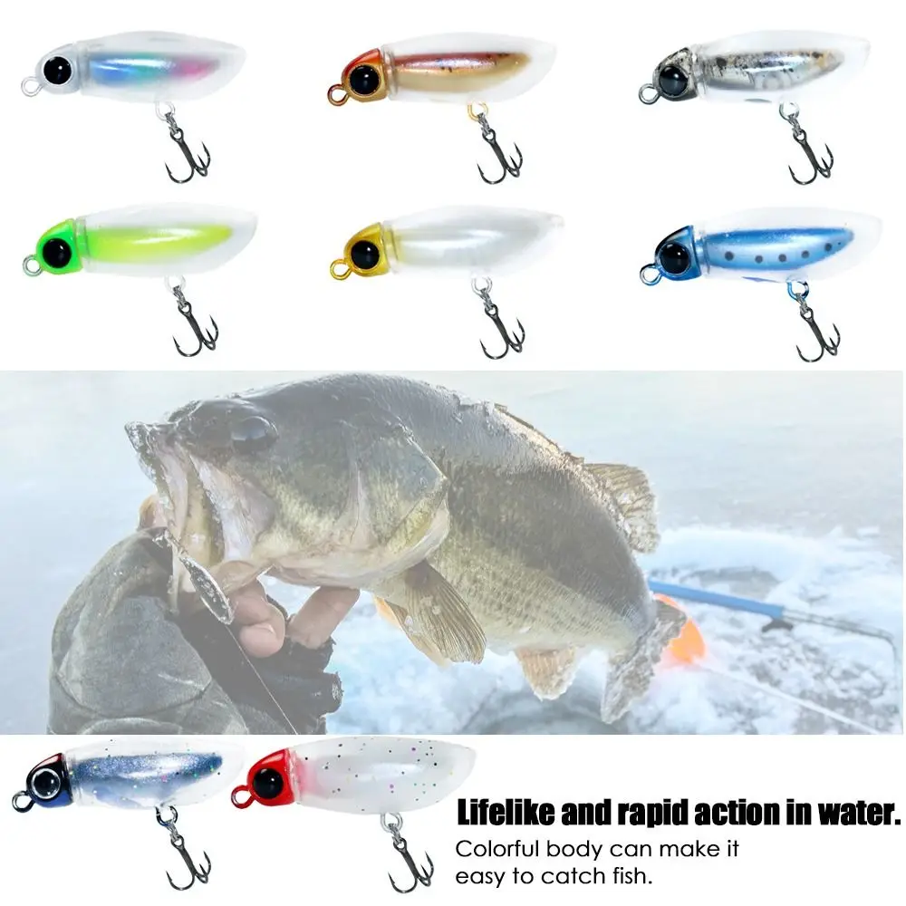 

Portable Lifelike Eyes single Hooks 38mm 2.7g Artificial Crankbait Insects Fishing Lure Plastic Hard Crank Bionic Bait