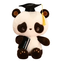 new kawaii huggable doctor panda bear plush toys sleep pillows stuffed soft animal high quality gift for children
