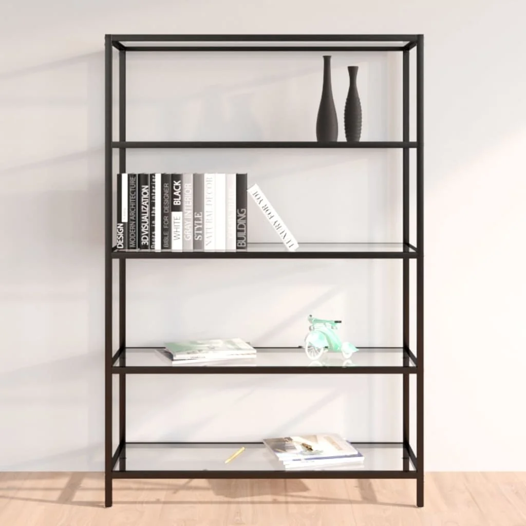 

Console Table, Tempered Glass & Steel End Table, Side Table, Bedrooms Furniture Transparent 100x36x168 cm