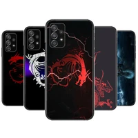 evil dragon phone case hull for samsung galaxy a70 a50 a51 a71 a52 a40 a30 a31 a90 a20e 5g a20s black shell art cell cove