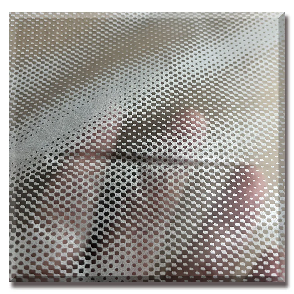 Железная пластина из углеродного волокна градиентная серебряная прозрачная