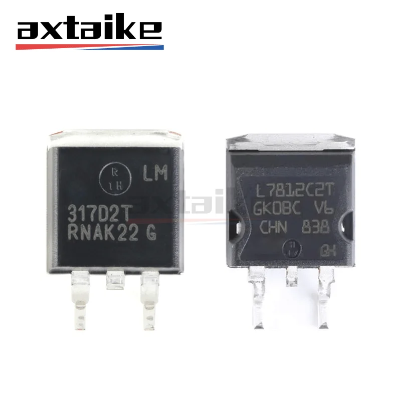 10 шт. LM317D2T L7805 7806 7808 7809 7812 7815 7824 7905 7912 CD2T L7805CD2T L7805C2T SMD TO263 D2PAK регулятор напряжения ICs