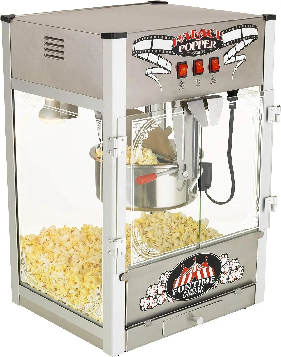 

Popcorn Machine, 18-1/2" x 16" x 26-5/8"