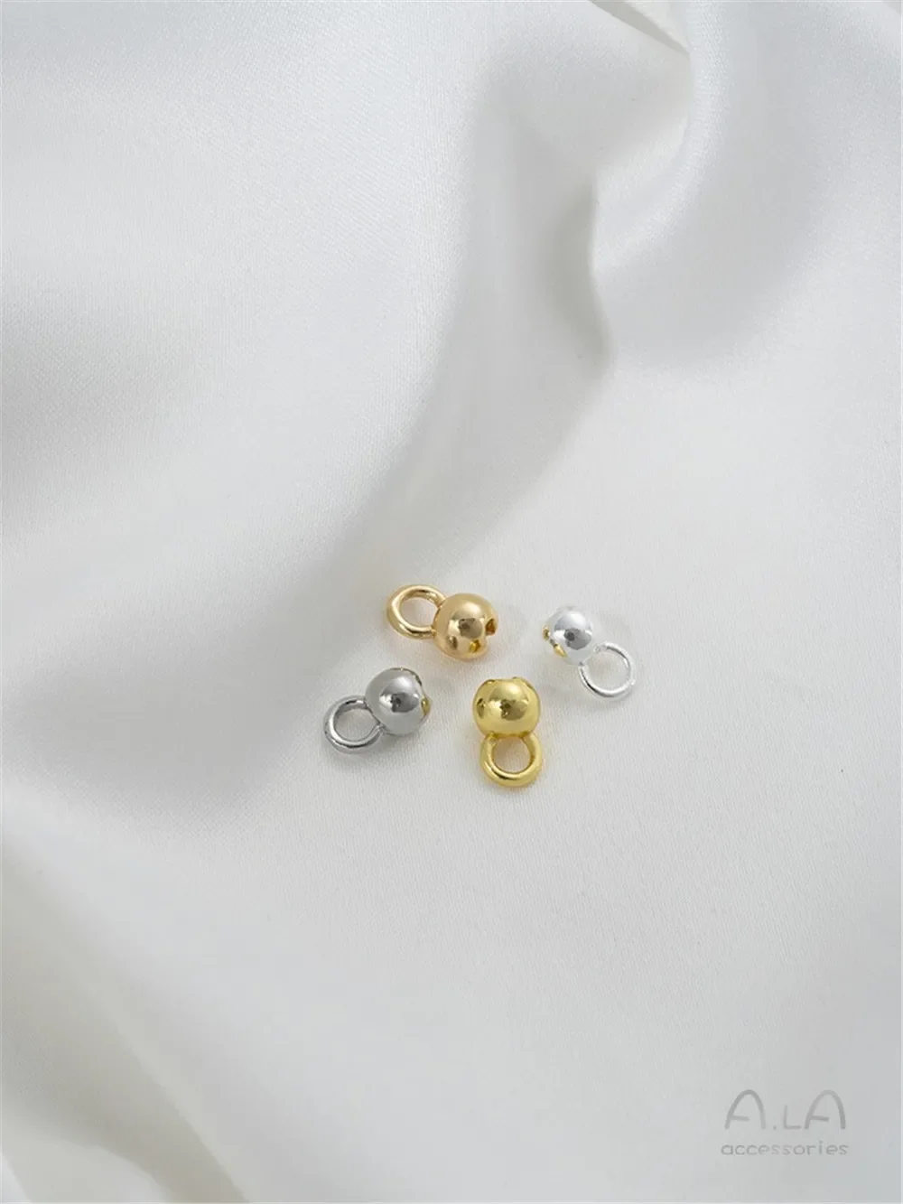 14 К посылка пряжка с золотой фасолью жемчужная цепочка узел сделай сам ювелирные