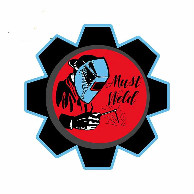 Креативные наклейки для сварочного аппарата 13 см * ПВХ Мультяшные декоративные