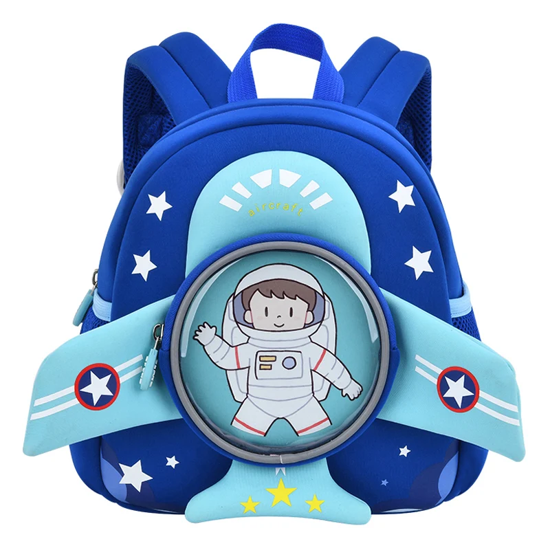 Рюкзаки для мальчиков и девочек, модные детские школьные ранцы с 3d-самолетом для детей дошкольного возраста