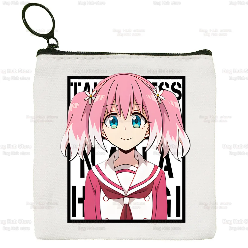 

Talentless Nana Cute Mini Coin Purse Canvas Munou No Nana Student Wallet Hiiragi Nana Coin Case Zipper Hand Female Key Case