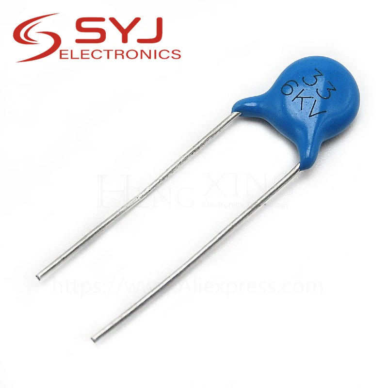 20 шт./партия керамические конденсаторы высокого напряжения 6KV33J 6KV 6000V 33P 33J