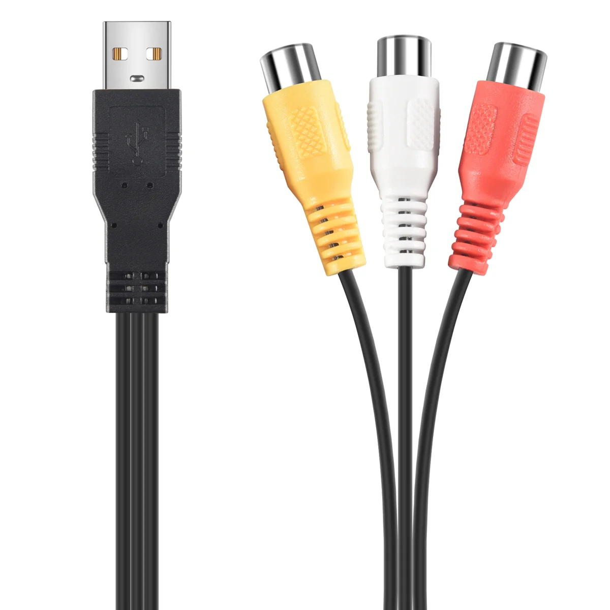 USB штекер к 3 гнездовому адаптеру аудио преобразователь видео Av A/V кабель Usb кабелю