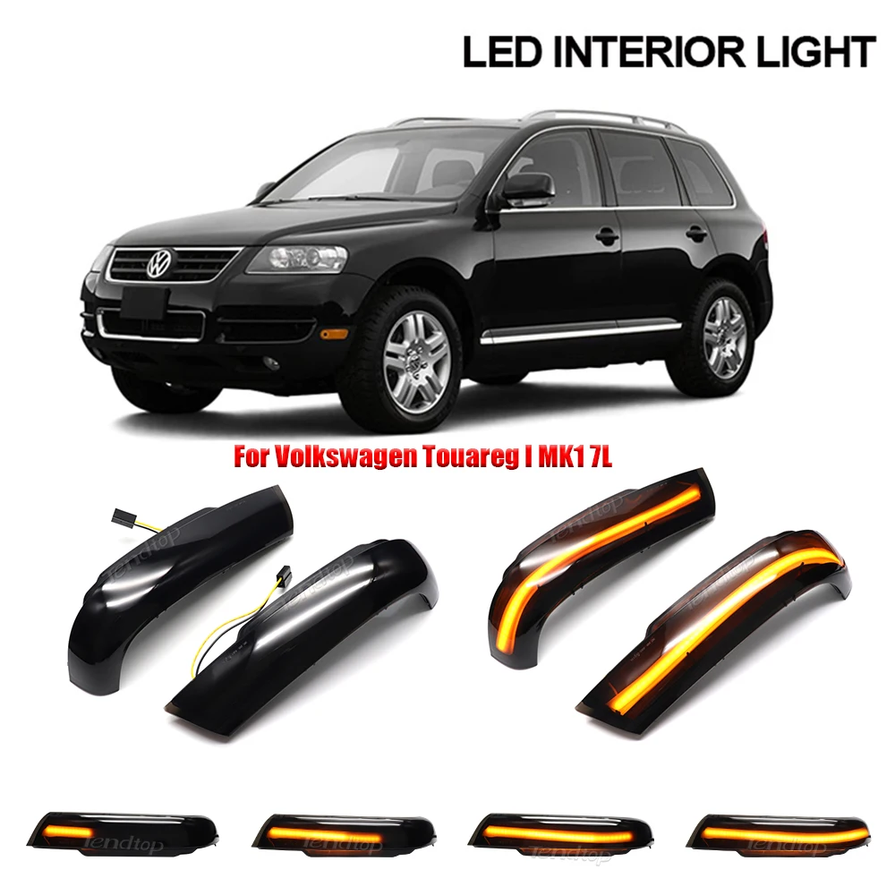 

Последовательный светодиодный указатель поворота для VW Volkswagen Touareg I MK1 7L 2002 2003 2004 2005 2006