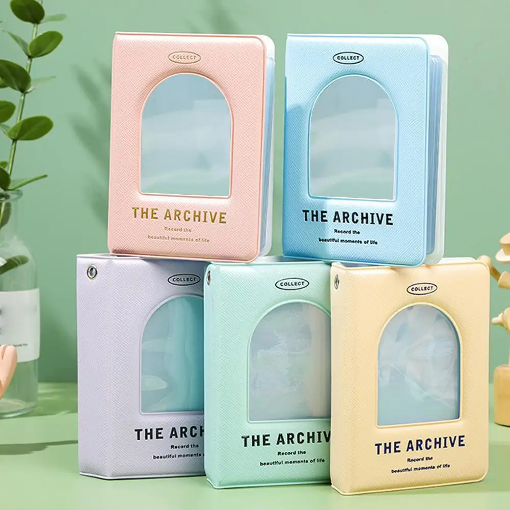 

Мини-фотоальбом 3 дюйма, держатель для Kpop-карт, милый карамельный цвет, фотоальбом, идол I0k0