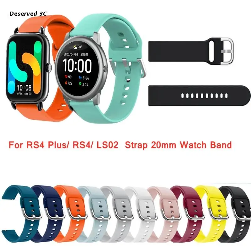 

R9CB регулируемый браслет для часов hayполучить S4 Plus/RS4/LS02 силиконовый ремешок ленты ремни