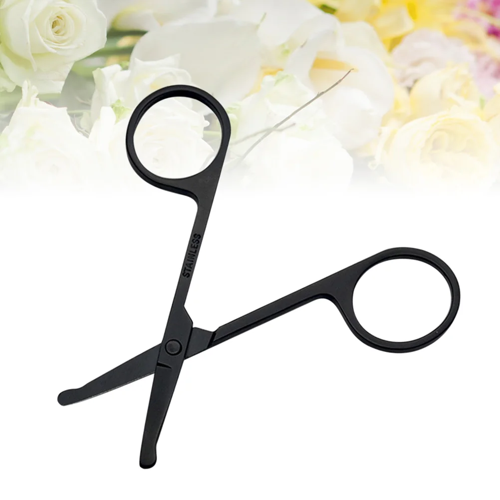 

Nose Hair Clippers Men Eyebrow Trimmer Vibrissa Scissors Stainless Steel Miss Haircut Professional