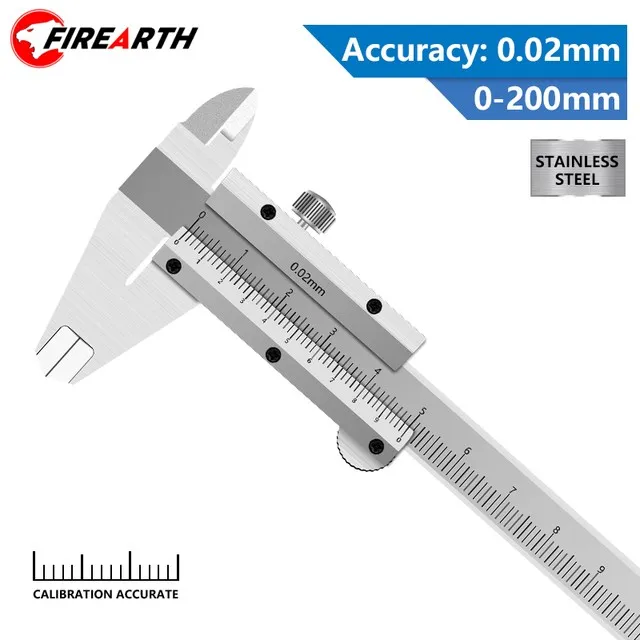 

Vernier Caliper Stainless Steel Digital Metal Ruler 20mm 0.02mm Electronic Micrometer Woodworking Measuring Instruments