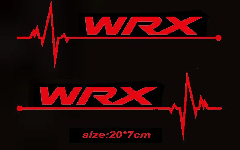 

2 наклейки на окна автомобиля для Subaru STI WRX
