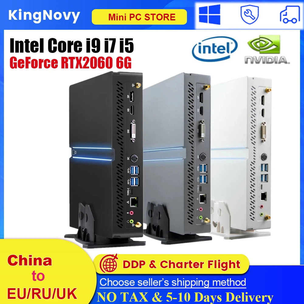

i9 Gaming PC Intel i9-9900KF 8 Core 16 Threads Nvidia RTX 2060 6G GDDR6 Desktop Computer PC Gamer Windows 11 Pro DDR4 NVMe SSD
