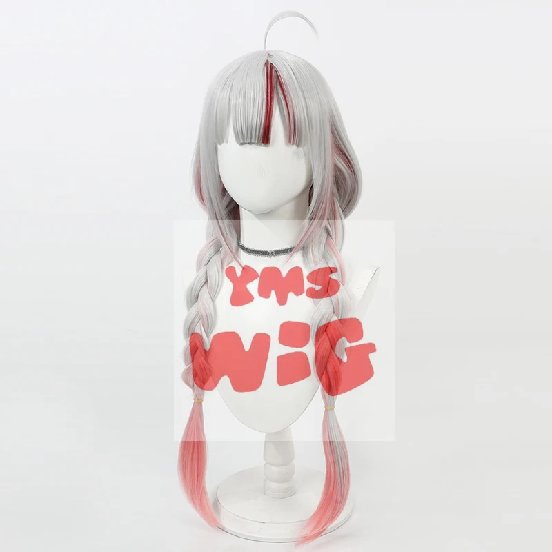 Виртуальный YouTuber VTuber Hololive Nakiri Ayame Косплей Парик Термостойкие синтетические