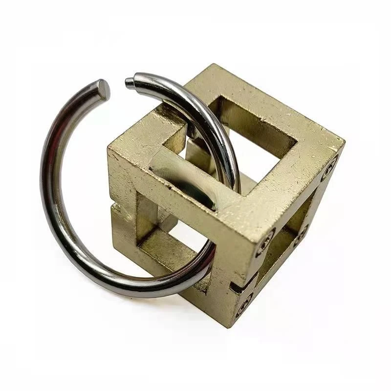 

Lock Horseshoe Lock Toy Snake Mouth Escape Children's Life Release Ring Luban Puzzle Magic Lock Metal Child Zhiyi Unlock