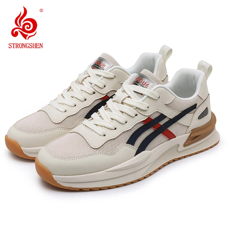 

STRONGSHEN Men Sneakers Breathable Running Shoes Outdoor Non-slip Sport Comfortable Casual Gym Jogging Athletic Shoes Zapatillas