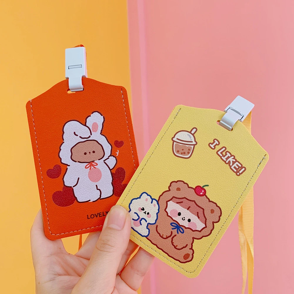 

Портативная тонкая кожаная Подвеска для карты метро