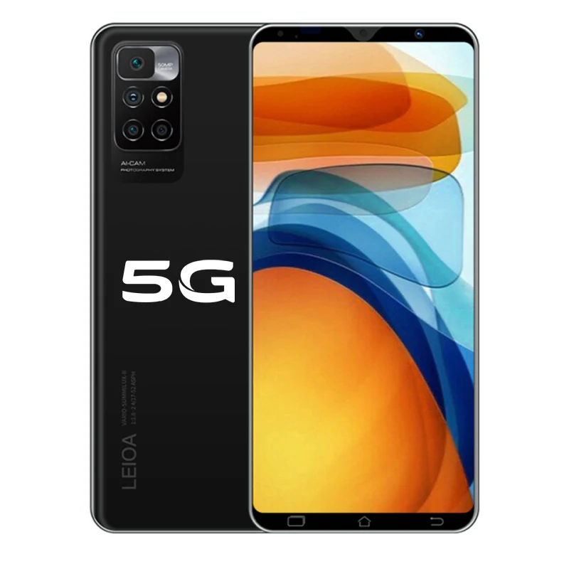 Смартфон Note 11 телефон Android 12 Гб 256 ГБ с 10-ядерным процессором разблокировка