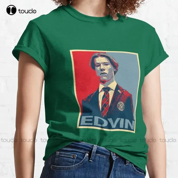 Классическая футболка Edvin Ryding на заказ для взрослых и подростков унисекс