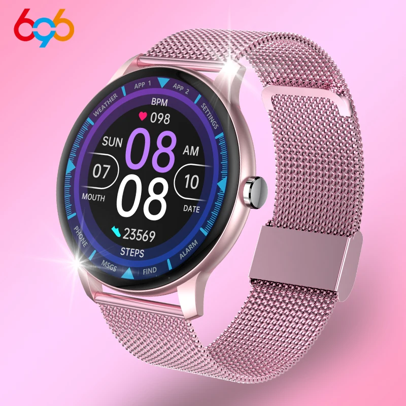 

2022 HD Blue Tooth Call Smart Watch Women Heartrate Blood Pressure Monitor Smartwatch For Android IOS Men Watches Support Hebrew
