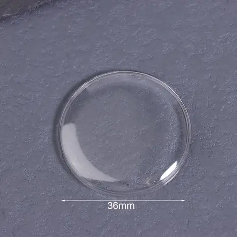 Зеркальная крышка для часов N2HAO 25-36 мм прозрачная