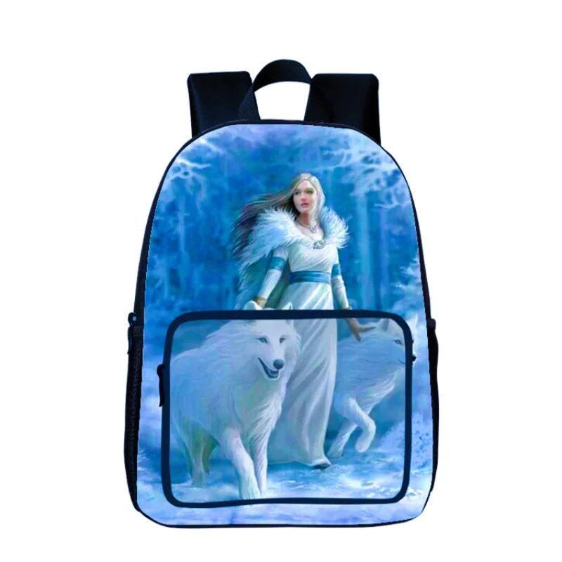 

Animal pack wolf boy 19 inch 3D printing large capacity computer laptop backpack junior high school adult male female backpack