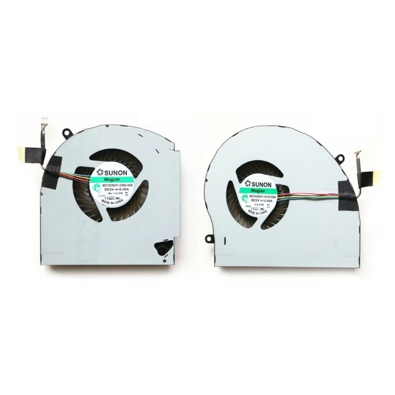 

for Dell 17 R4 R5 P31E Laptop Notebook CPU GPU Cooling Fans DC5V /0.4A Y9RF