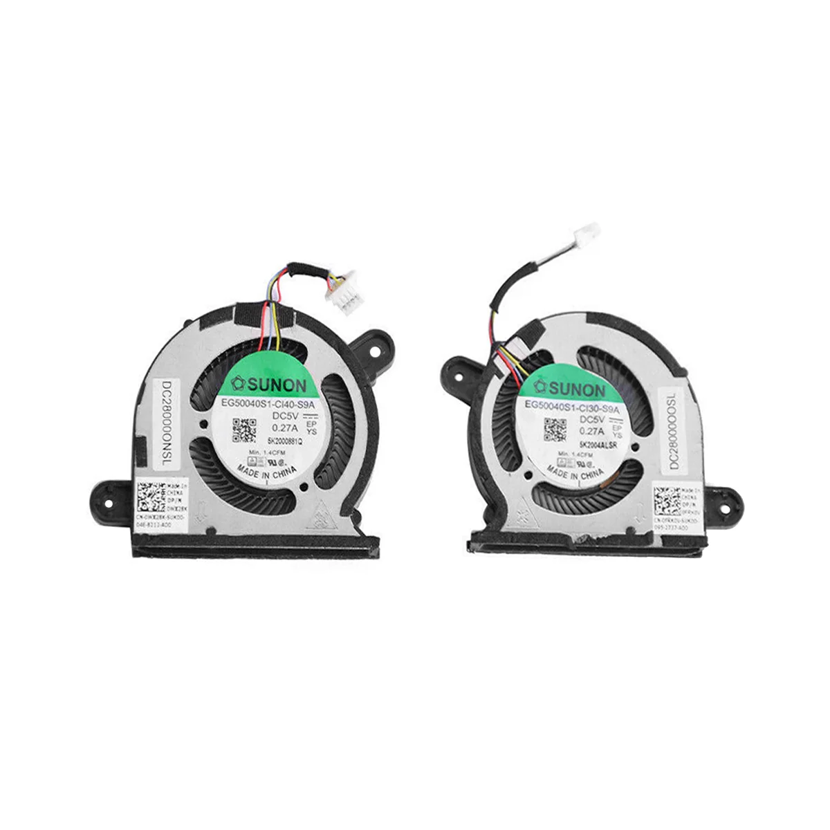 

2 шт. Вентилятор охлаждения ЦП для Dell Xps 2020 13 9300 Вентилятор охлаждения ЦП 0FRK0V 0WX28K