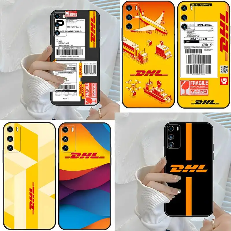 DHL Express чехол для телефона Huawei P 40 50 30 20 10 Plus Lite Psmart 2019 2020 Y5 Prime 2018 Y5 Y6 Y5II Y6P Y8S Y8P