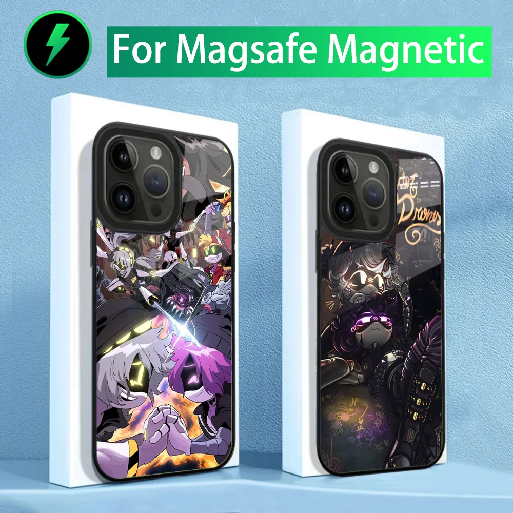 M-Murder D-Drones N V U-Uzi Phone Case For iPhone 16 15 14 13 12 11 Plus Pro Max Mini Magsafe Magnetic Wireless Charging