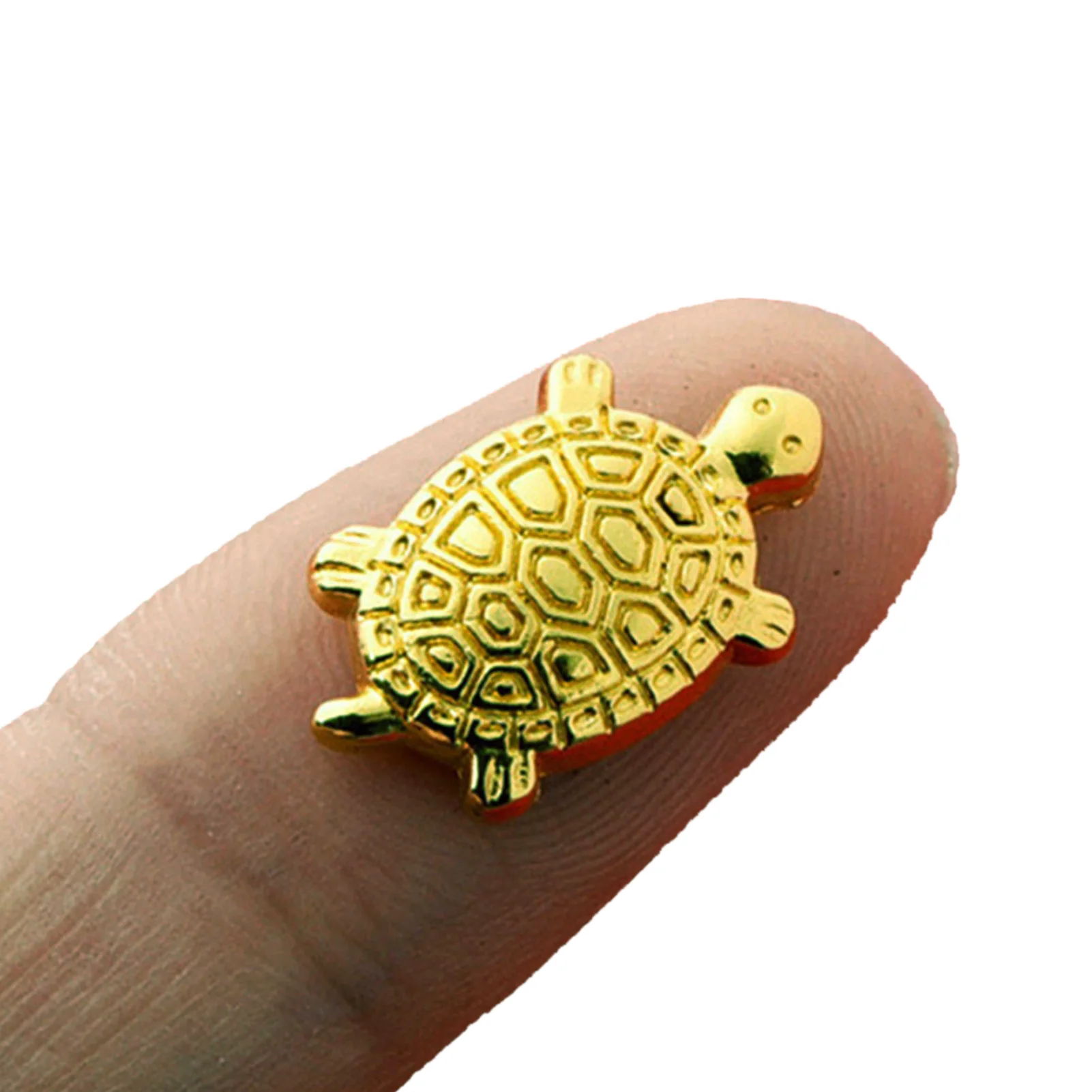 1PC Feng Shui Golden Turtle Money LUCKY Fortune Wealth Chinese Golden Money Turtle Home Office Decoration Tabletop Ornament Gift