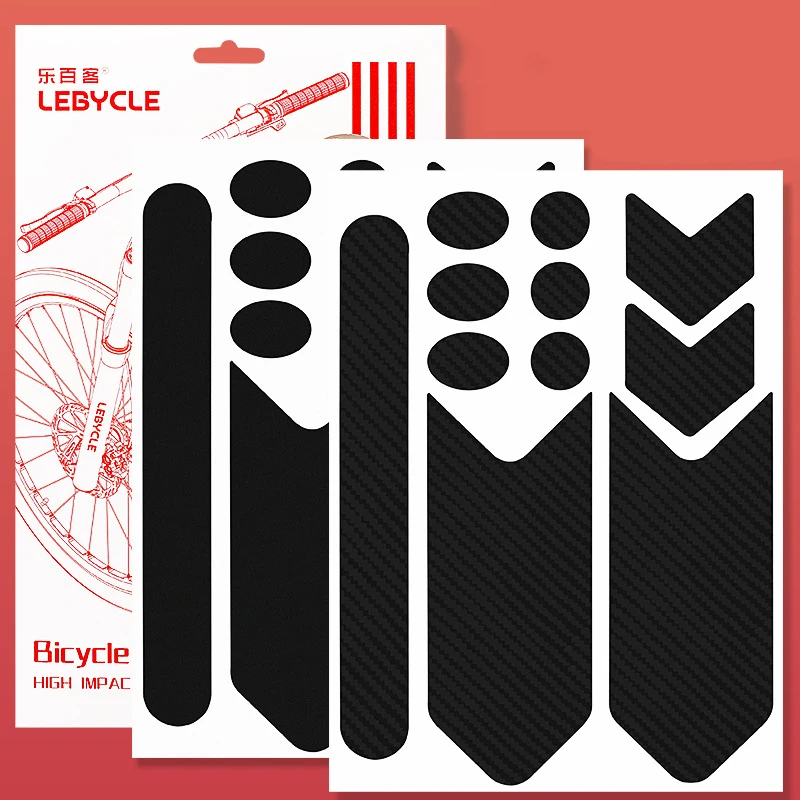 

Newly Pack of 11 Waterproof Bicycle Frame Tape Guard Chainstay Frame Protector Cycling Frame Guard Pad Film Pad Easy Apply