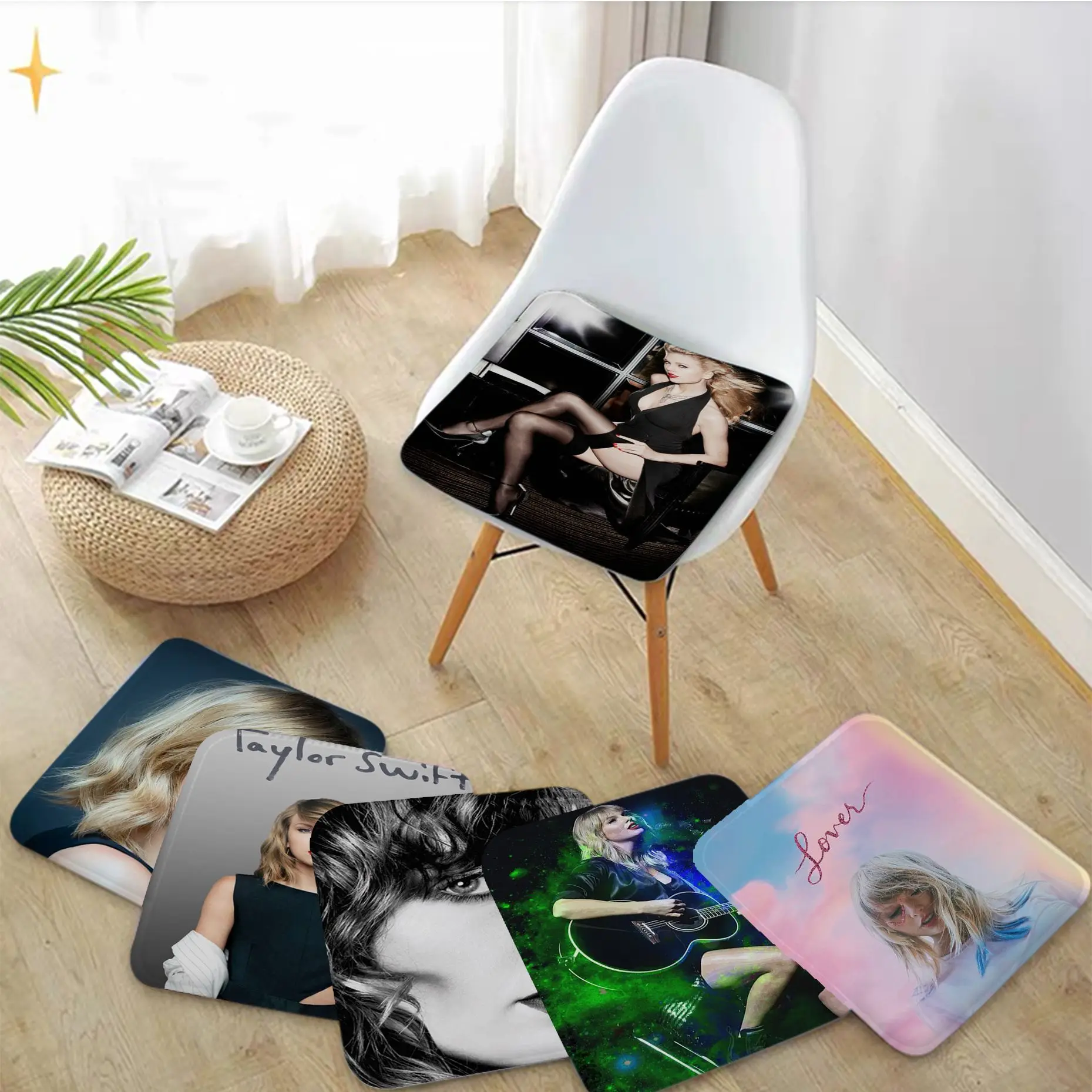 

Singer Star Taylors Alison Swift Seat Cushion Office Dining Stool Pad Sponge Sofa Mat Non-Slip Outdoor Garden Cushions