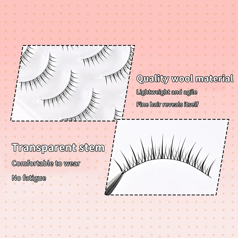 Натуральные накладные ресницы с рисунком ребенка рожденная мать демон кусок