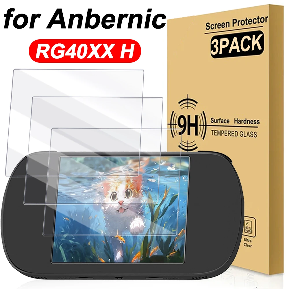 1/2/3 шт. защитные пленки для экрана игровой консоли закаленные Anbernic RG40XX H чехлы из