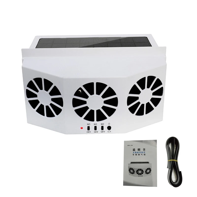 

Universal Car Ventilation Fan Air Freshening Equipment Vehicle Cooling Tool Dropshipping