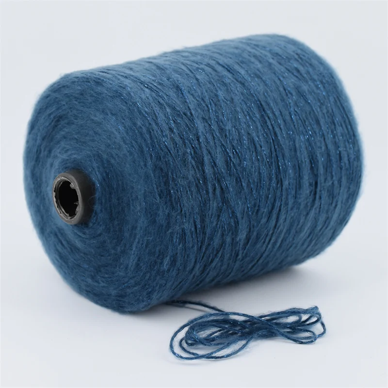 Мохеровая шерстяная пряжа зимний шарф шаль свитер альпака вязаная вручную