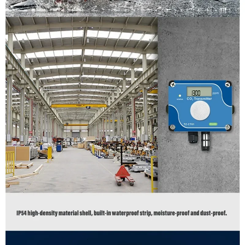 RS485 Стандартный цифровой NDIR-датчик CO2 Modbus-RTU для сельскохозяйственной фермерской