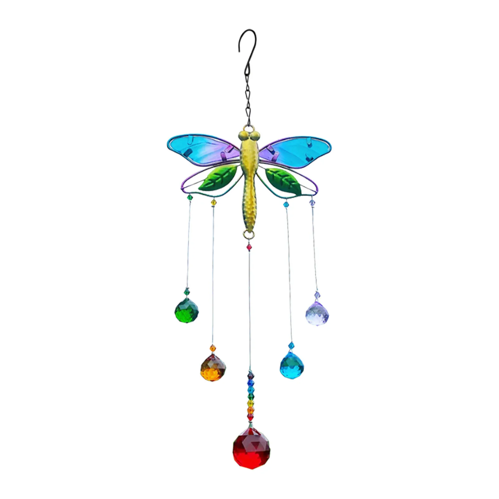 

Colorful Dragoy Sun Catcher Beads Chain Rainbow Maker Window Hang Pendant Glass Beads Chain Decor For Home Window Balcony