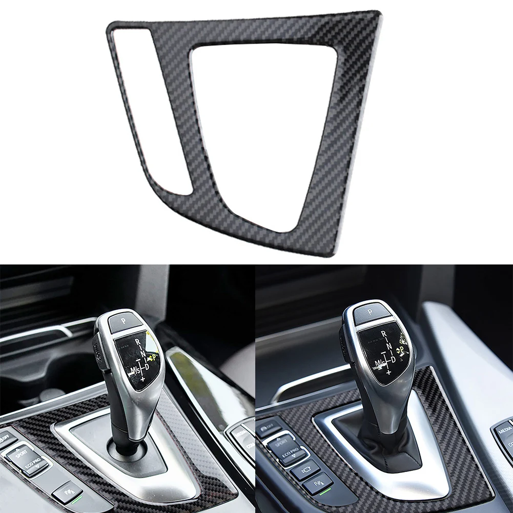 

Панель переключения передач из углеродного волокна, внутренняя отделка, наклейка для BMW 3 серии 2012-2019, прочная и удобная