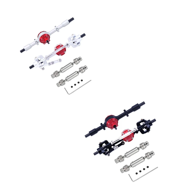 

Metal Front And Rear Axle With Drive Shaft For WPL C14 C24 C34 C44 B14 B24 1/16 RC Car Upgrades Parts Accessories