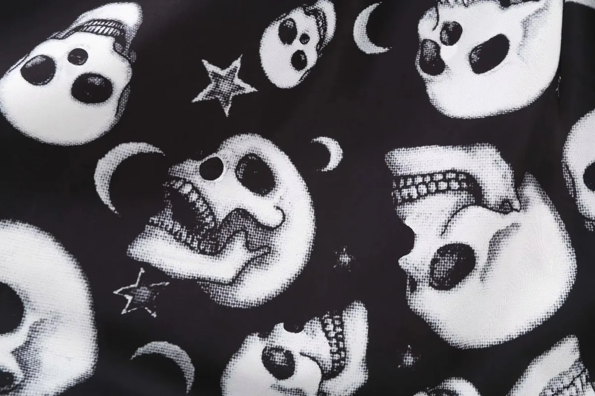 Косплэй страшный принт черепа костюмы на Хэллоуин карнавальное платье вечерние