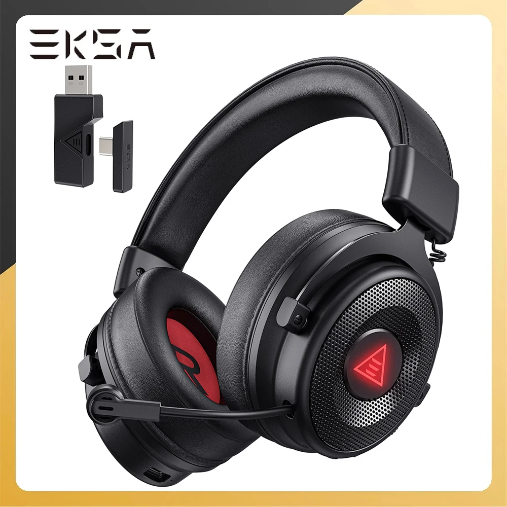 

EKSA E900 BT Wireless Bluetooth Gaming Headset with 7.1 Surround Sound Headphones with ENC Mic for PC/PS4/PS5/Xbox, 50H Playtime