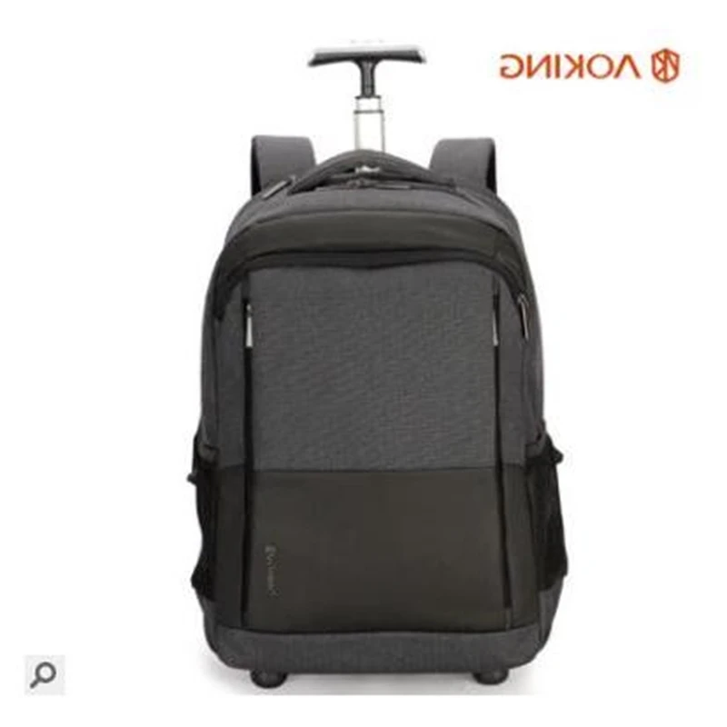 

Men Rolling Luggage backpack bags on wheels Travel trolley bag wheeled backpack for Business Cabin Travel baggage bags suitcase